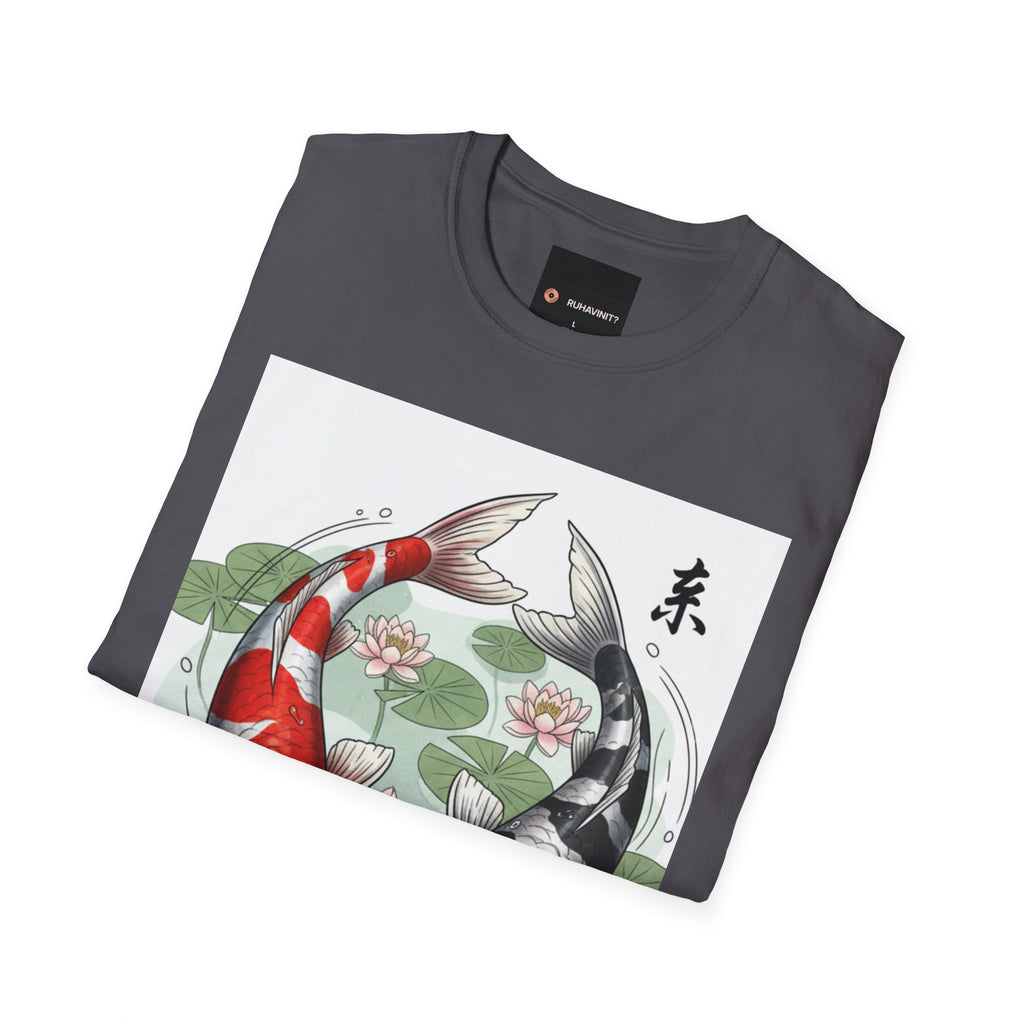 Kohaku & Shiro Utsuri Koi T-Shirt — #Koi Japanese Art Design