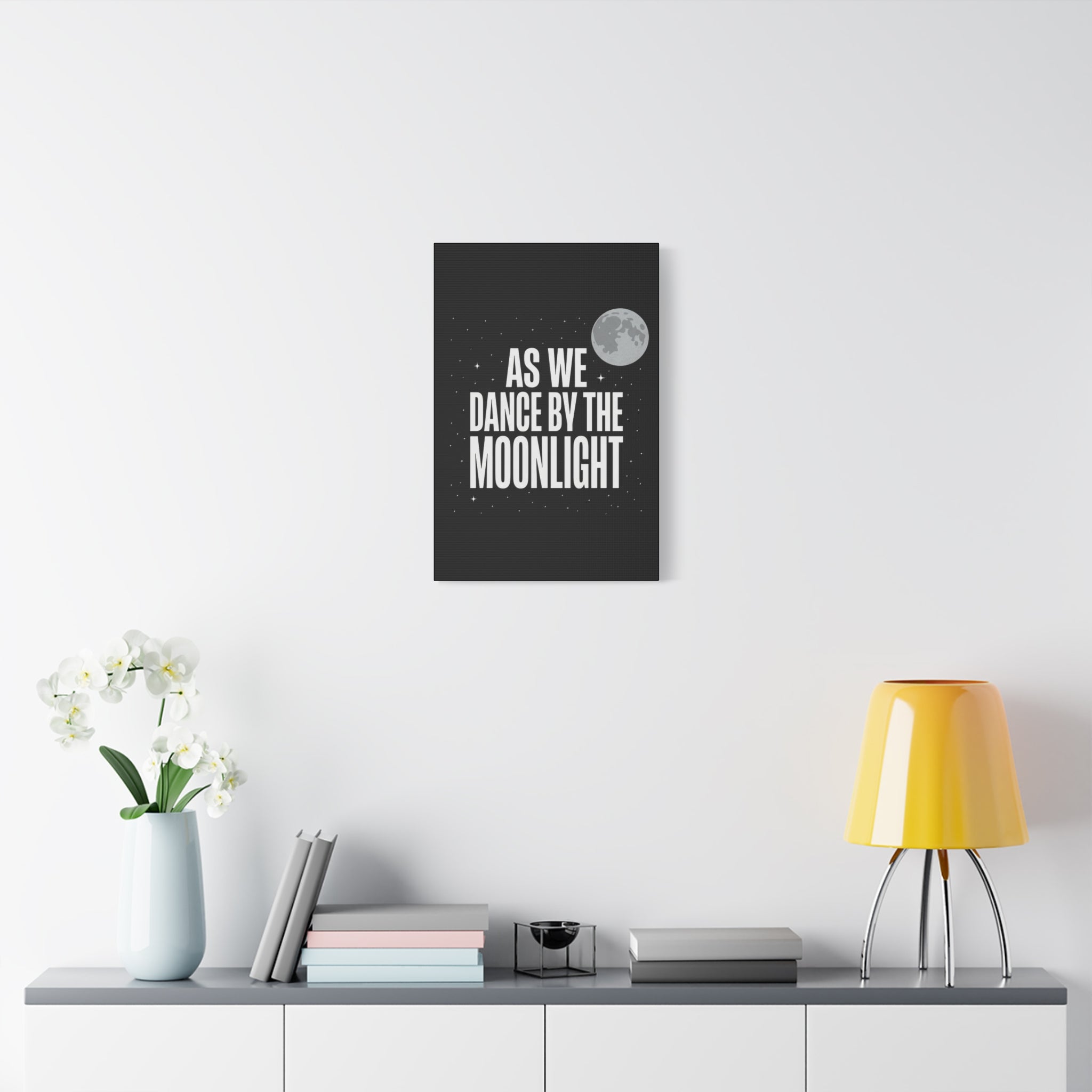 “As We Dance By The Moonlight” Canvas Wall Art