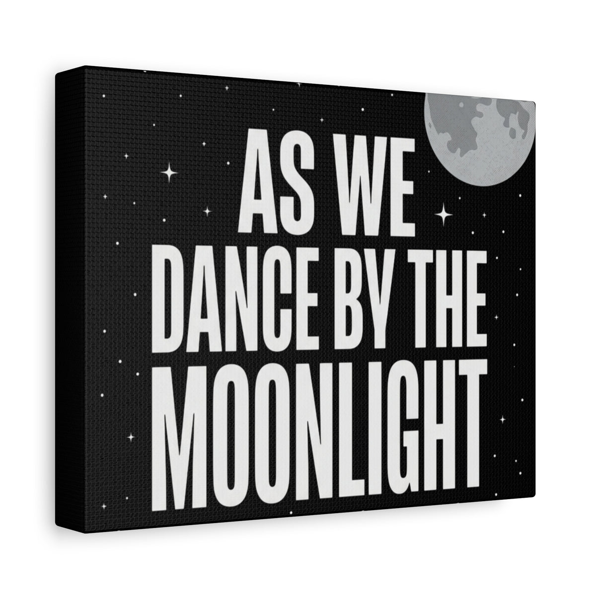 “As We Dance By The Moonlight” Canvas Wall Art