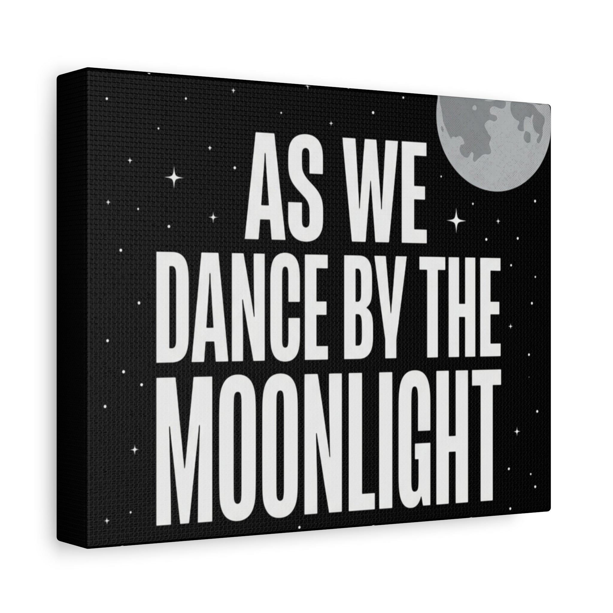 “As We Dance By The Moonlight” Canvas Wall Art