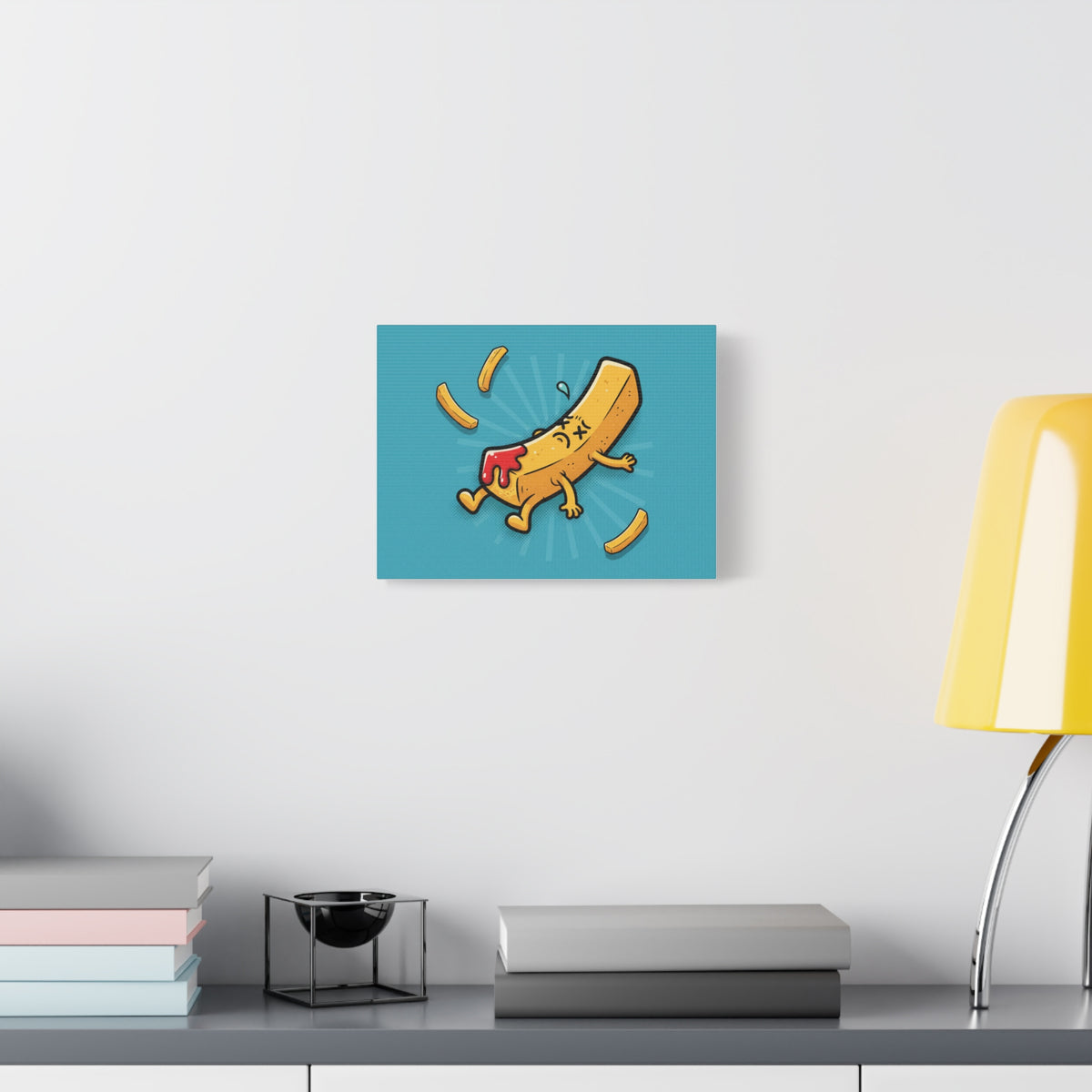 The Chips are Down on Canvas Matte Canvas Stretched 1.25"