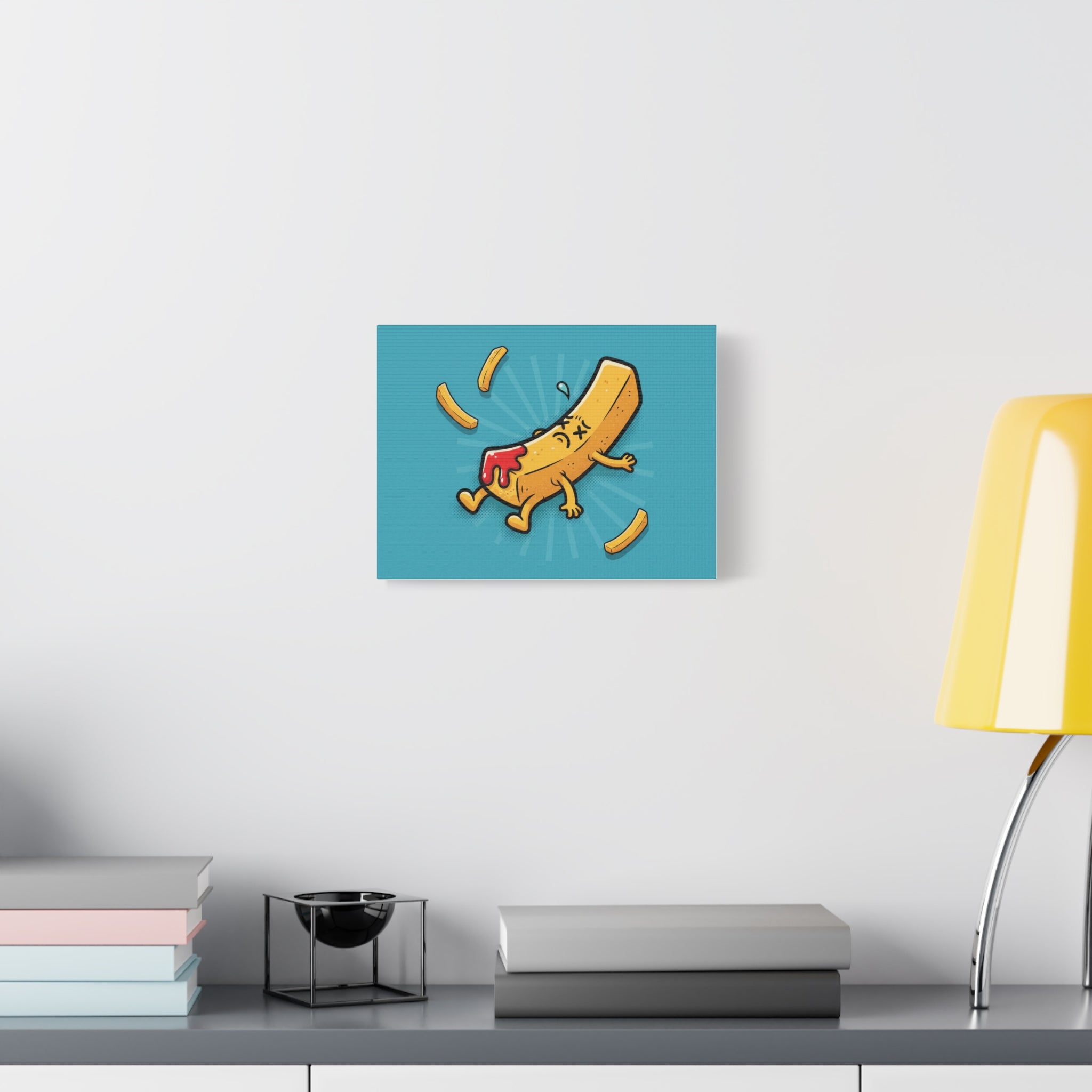 The Chips are Down on Canvas Matte Canvas Stretched 1.25"