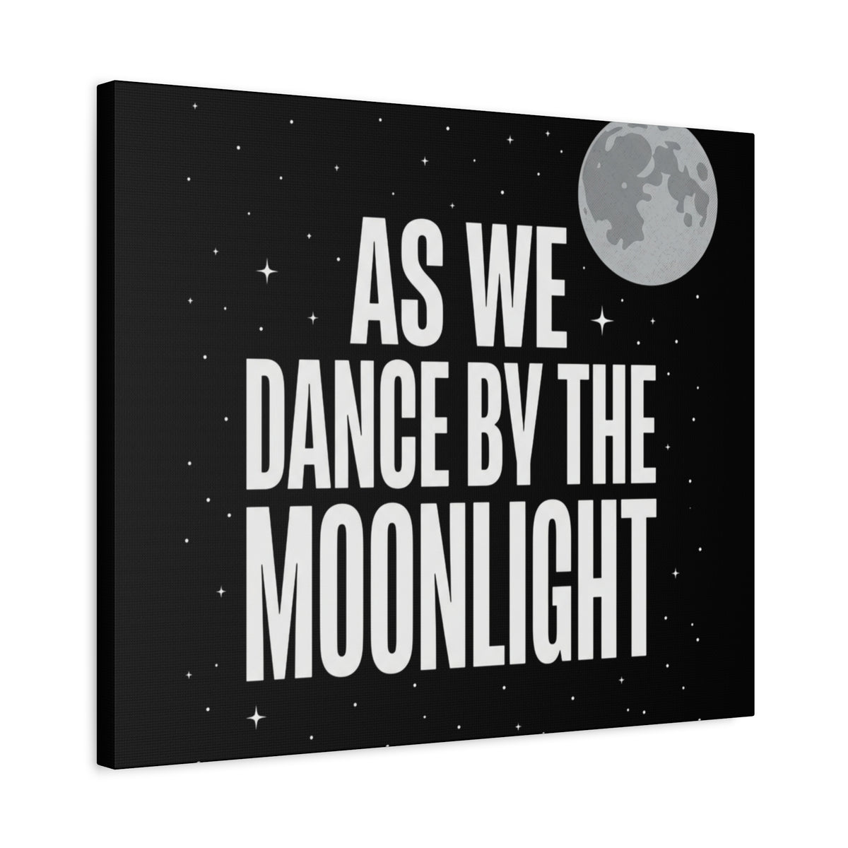 “As We Dance By The Moonlight” Canvas Wall Art