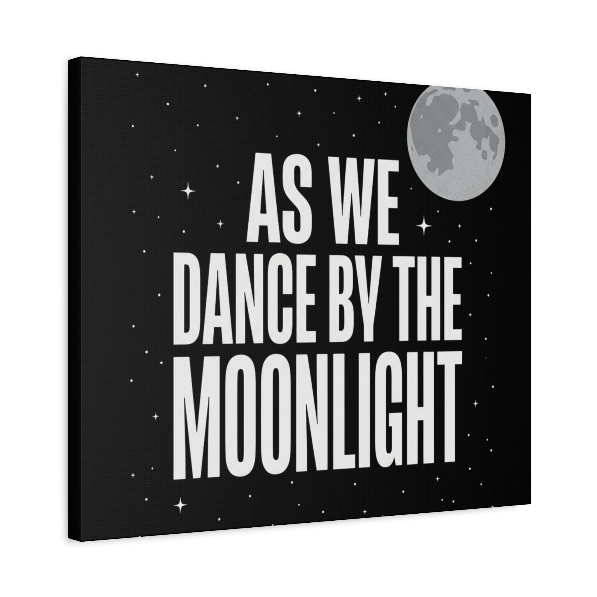 “As We Dance By The Moonlight” Canvas Wall Art